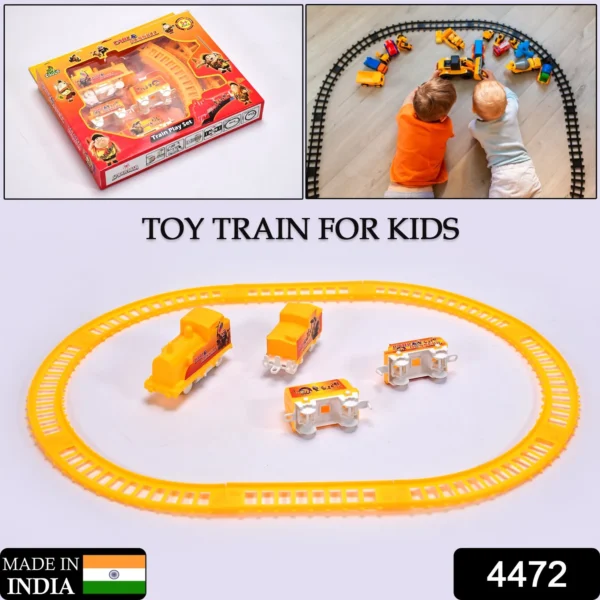 Kids Toy Train High Speed Big Train Play Set Toy Battery Operated Train Set-4472