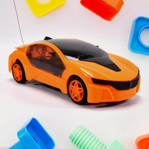 Remote Control Fast Modern Racing Car 3D Light With Go Forward And Backward-4451