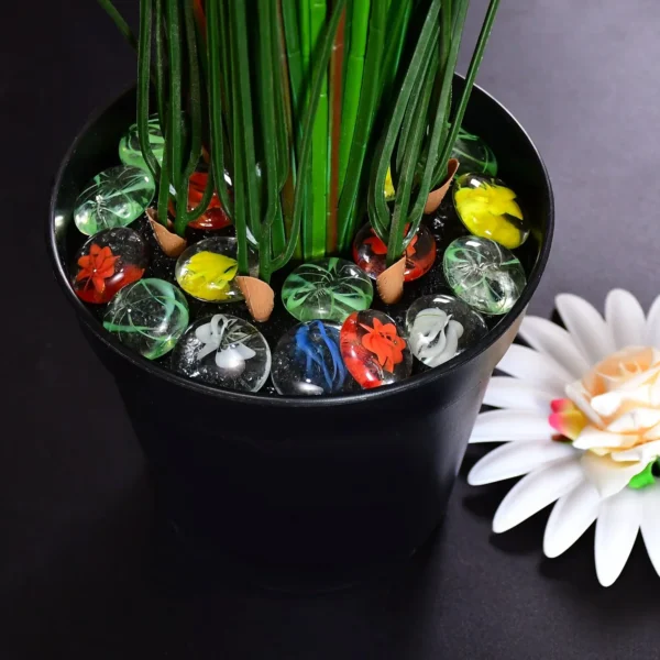 Multi-Color Decorative Stone For Garden / Lawn / Aquarium Fish Tank Gravel / Flower Pots Decoration Pebbles For Fish Bowl & All Purpose Attractive Stone Set-17802 - Image 2