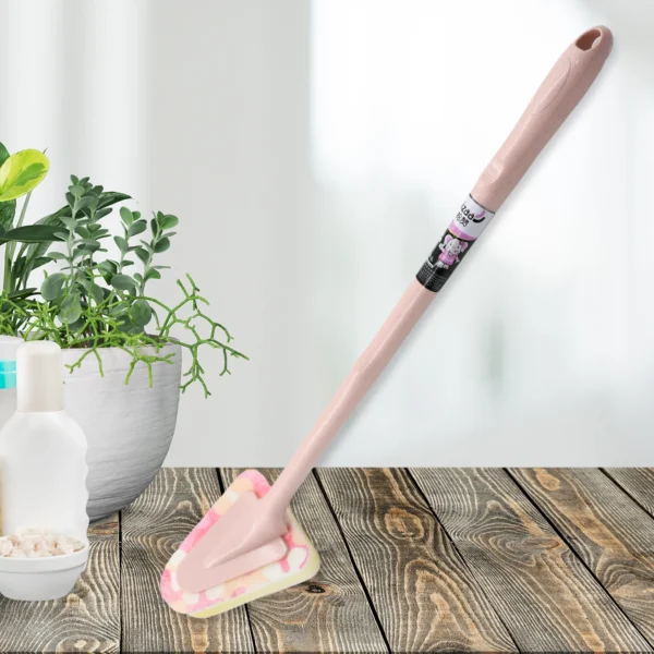 Cleaning Supplies Kitchen Handle Universal Triangular Sponge Multifunctional Bathroom Brush Handle Kitchen , Dining & Bar-7223A - Image 2