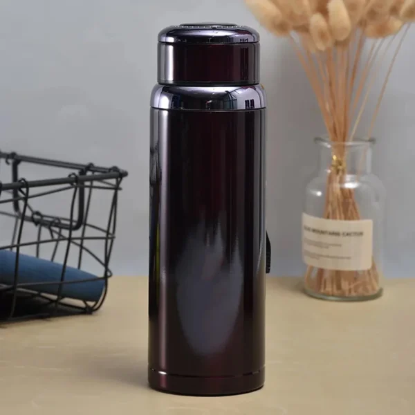 Double Walled Insulated Hot And Cold Water / Tea / Coffee Thermal Bottles (600 ML / Mix Color)-13221