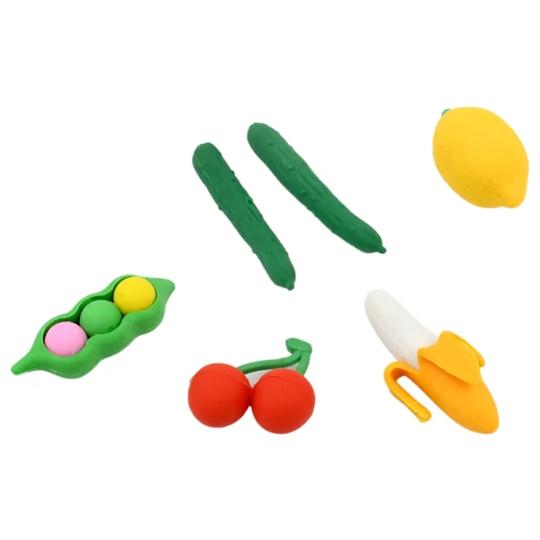 3D Mix Design Fancy & Stylish Colorful Erasers, Mini Eraser Creative Cute Novelty Eraser For Children Different Designs Eraser Set For Return Gift, Birthday Party, School Prize (1 Set)-18031 - Image 2