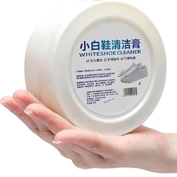 Stain Remover Cleansing Cream For Shoe Polish Sneaker Cleaning Kit Shoe Eraser Stain Remover White Rubber Sole Shoe Cleaner White Shoe Cleaning Cream Stain Remover (120 Gm Approx)-17828 - Image 2