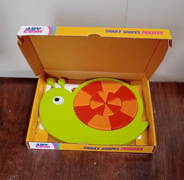 Toys Snail Puzzle Kids, Mini Travel Puzzle Games & Pre School Toys Develops Motor & Reasoning Skills STEM Educational Toy, Birthday Gifts 3 - 6 Year Kids, Brain Games For Kids, Building Blocks For Kids (Mix Color)-17993