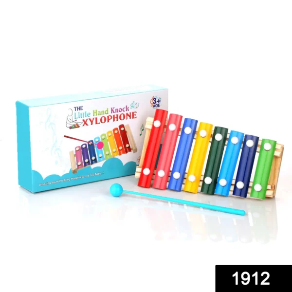 Wooden Xylophone Musical Toy For Children (MultiColor)-1912 - Image 2