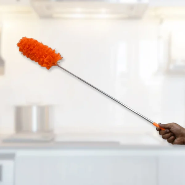 Adjustable Long Handle, Microfiber Duster For Cleaning, Microfiber Hand Duster Washable Microfiber Cleaning Tool Extendable Dusters For Cleaning Office, Car, Computer, Air Condition, Washable Duster-4382 - Image 2