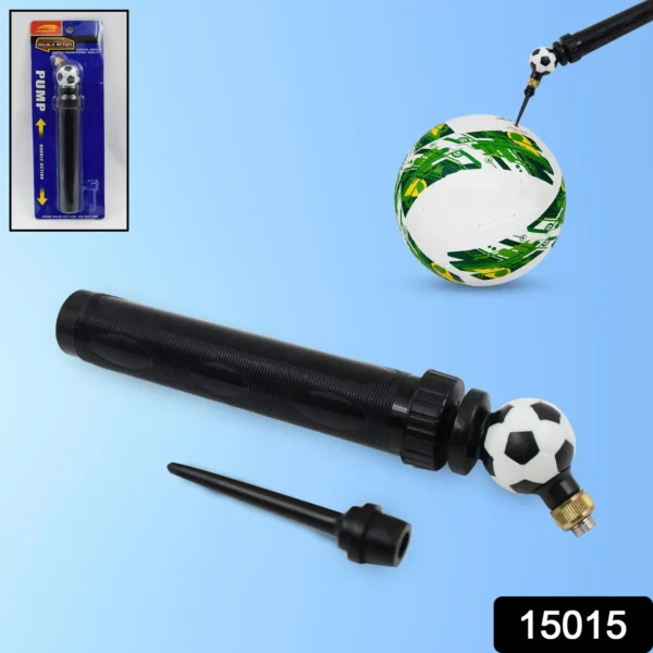 Double Action Pump, Portable Air Ball Inflatable Kit With PIN Plastic (1 Pc With Pin)-15015