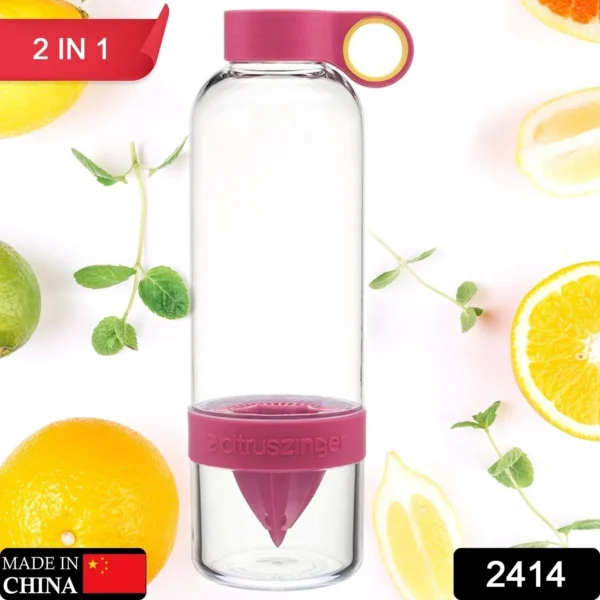CITRUS JUICER BOTTLE INSTANT JUICE SPORTS BOTTLE JUICE MAKER INFUSER BOTTLE-2414 - Image 2