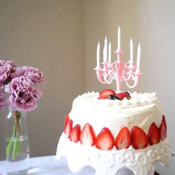Luxury Birthday Candle Set | Elegant Cake Toppers & Holders For Parties And Proposals-8353
