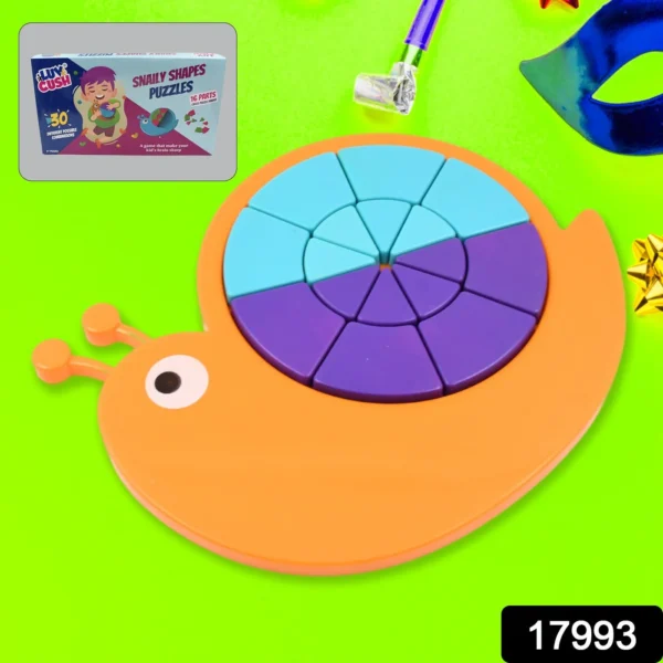 Toys Snail Puzzle Kids, Mini Travel Puzzle Games & Pre School Toys Develops Motor & Reasoning Skills STEM Educational Toy, Birthday Gifts 3 - 6 Year Kids, Brain Games For Kids, Building Blocks For Kids (Mix Color)-17993 - Image 2