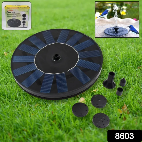 Feature Virtually Anywhere - 5 Spray Modes - No Installation Or Batteries Required - Great For Bird Baths, Pools, Pond & More (1 Pc)-8603