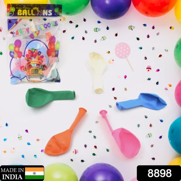 Multicolor Balloons Kinds Of Latex Balloons For Birthday / Anniversary / Valentine's / Wedding / Engagement Party Decoration Birthday Decoration Items For Kids Multicolor (24 Pcs Set)-8898 - Image 2